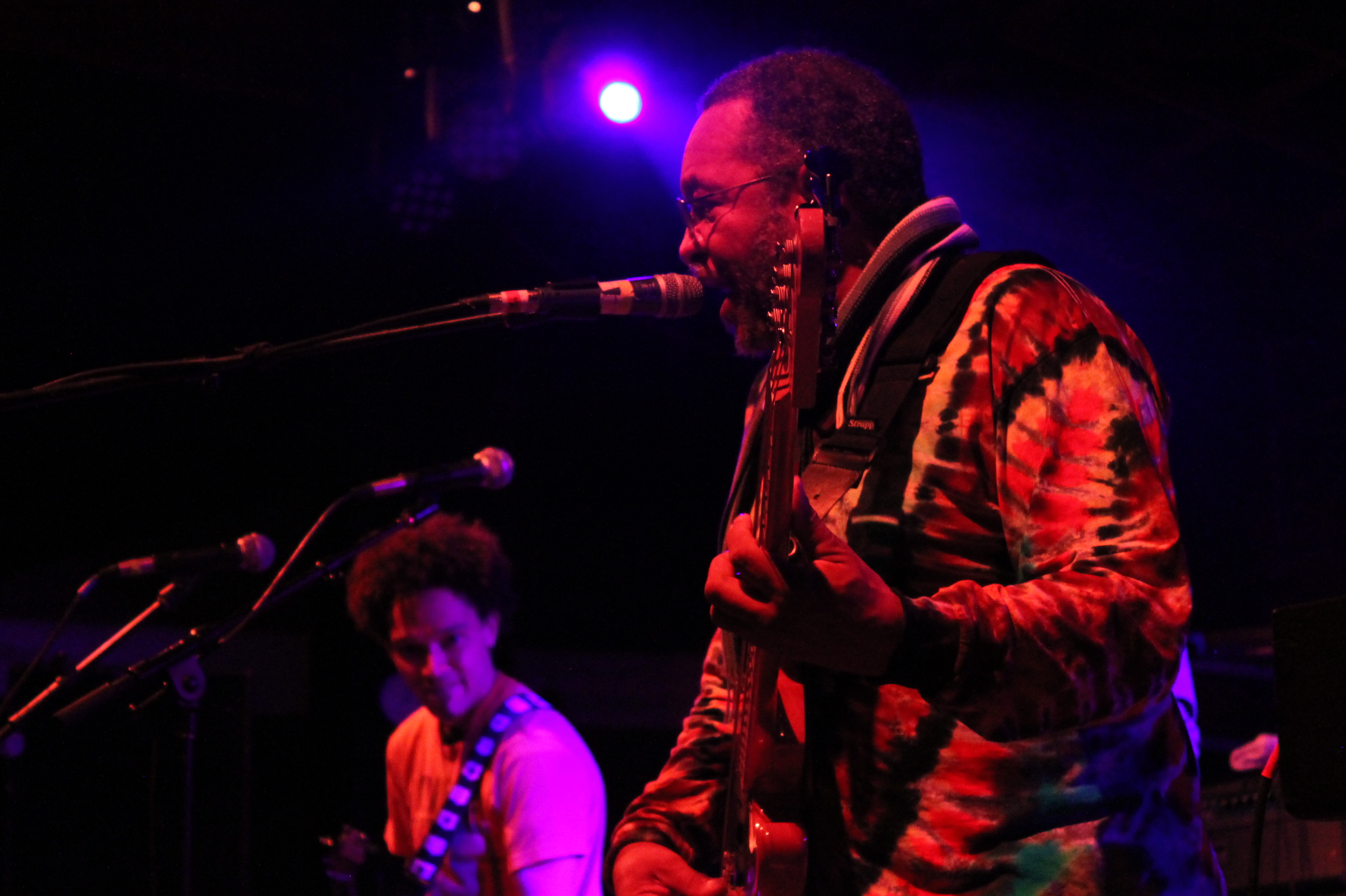 Funk Jam - George Porter Jr. (The Meters) & Ian Neville (Dumpstaphunk) - Photo by Chris Horton